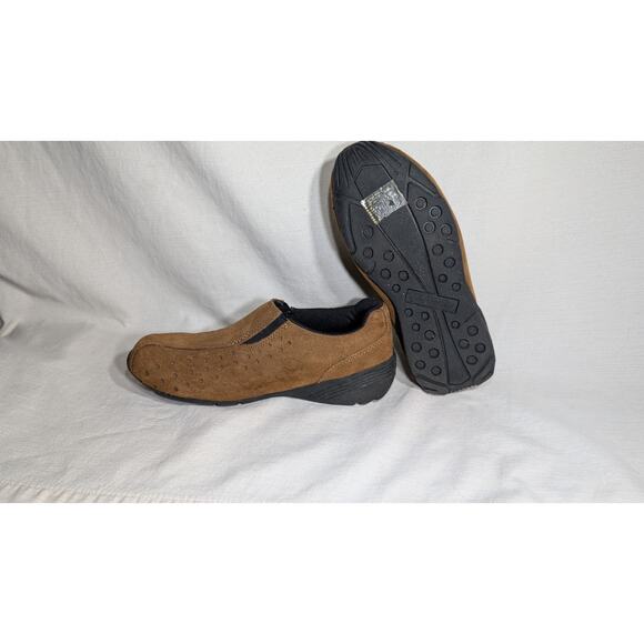 Predictions Women's Leather Slip On Loafer Shoes Size 6.5 Brown Comfort Outdoors - Picture 5 of 6